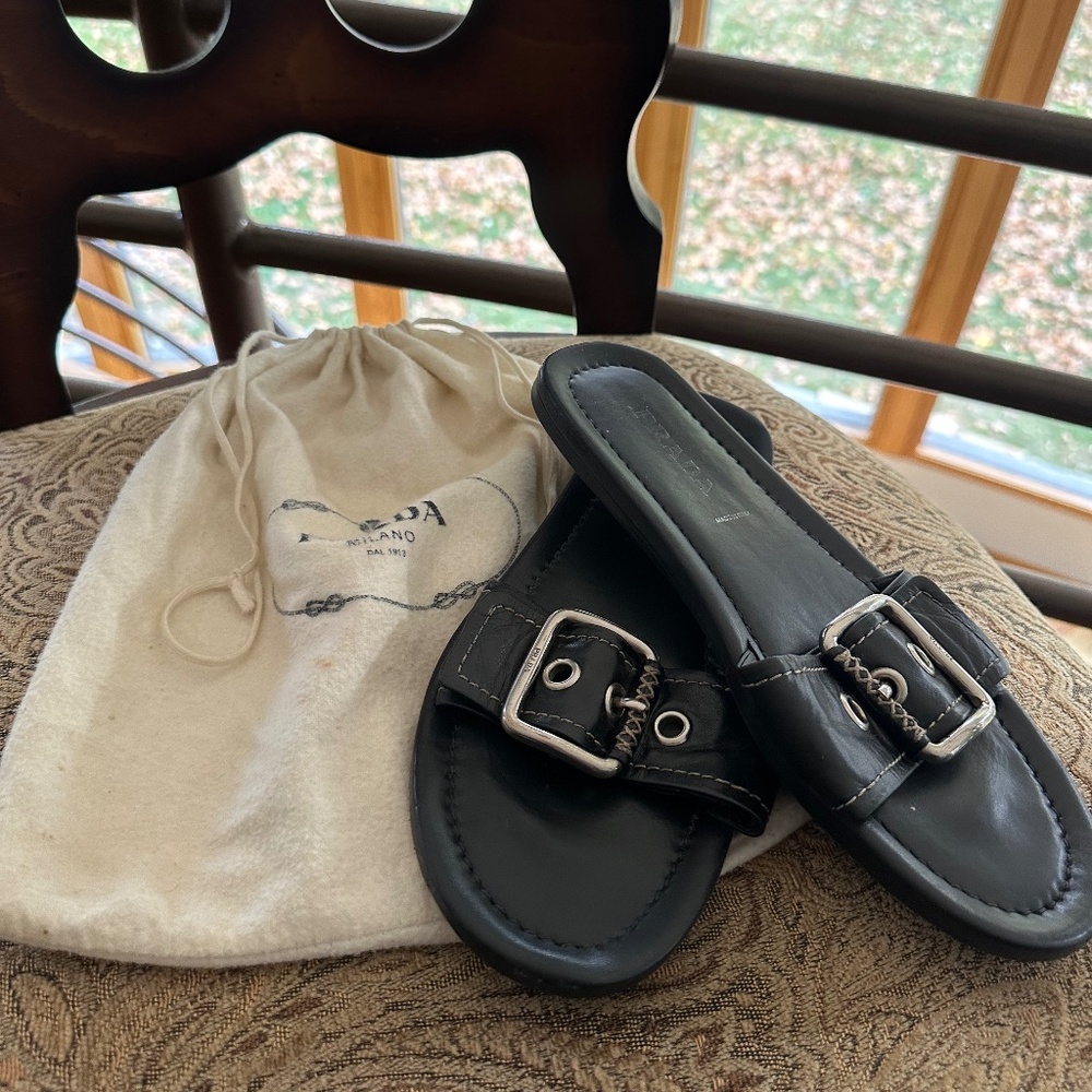 Prada Leather Sandals